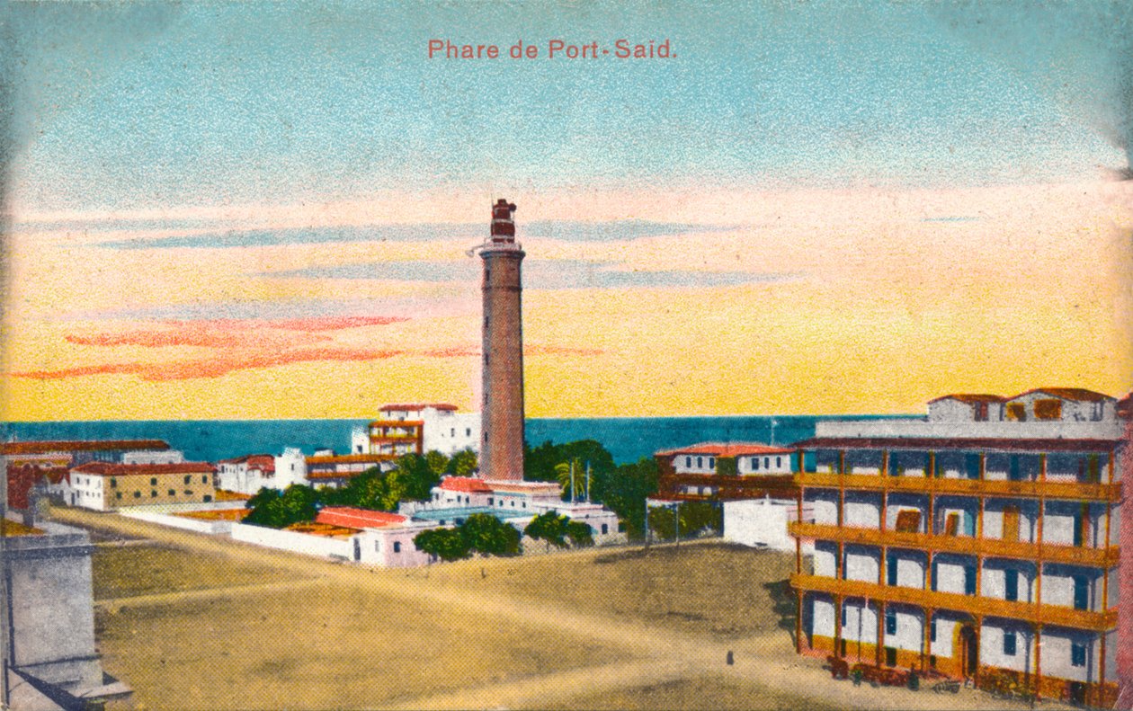 Phare de Port-Said, c1900 af Unbekannt