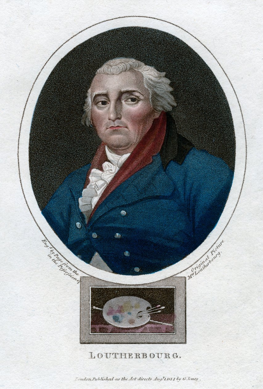 Philip James de Loutherbourg, fransk maler, 1814 af Unbekannt