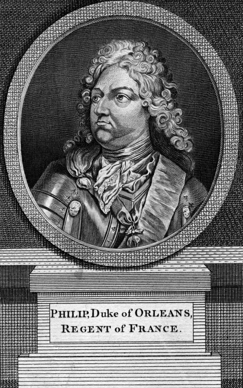Philippe II, hertug af Orleans og regent af Frankrig af Unbekannt