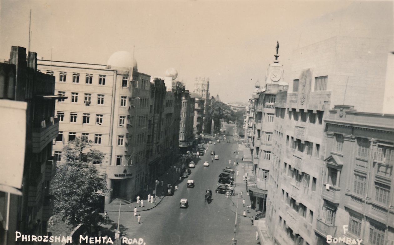Phirozshah Mehta Road, Bombay. af Unbekannt