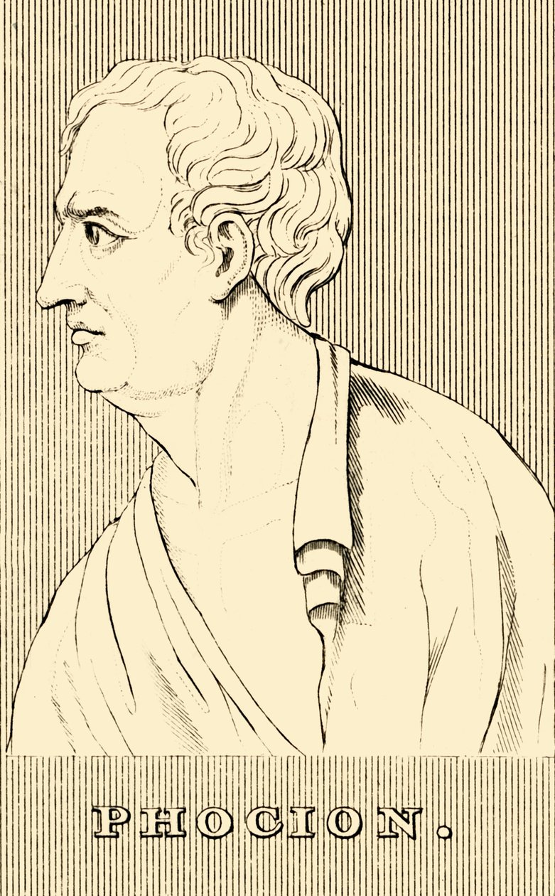 Phocion, c402-c318 f.Kr., 1830. af Unbekannt