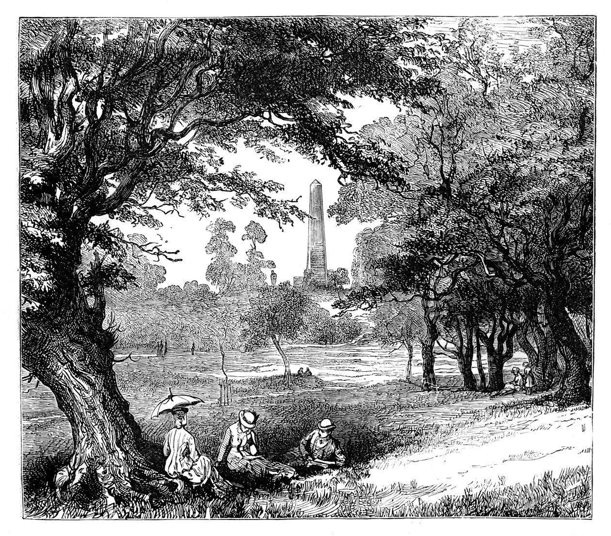 Phoenix Park, Dublin, c1888 af Unbekannt