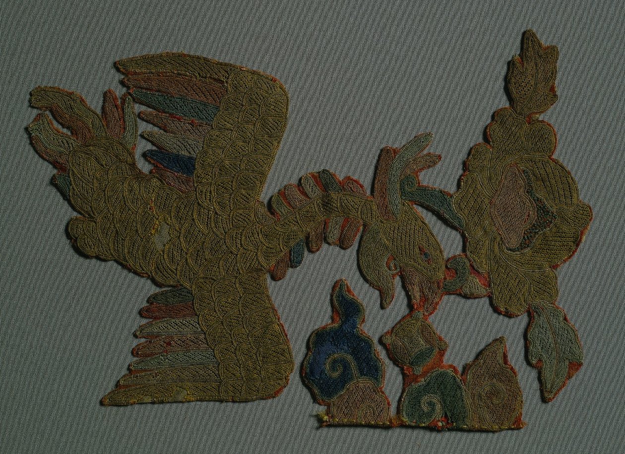 Phoenix and Tree Peony, 1300-tallet. af Unbekannt