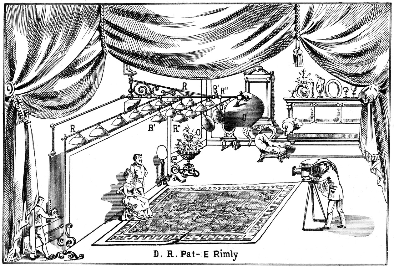 Photographers studio, c1895 af Unbekannt