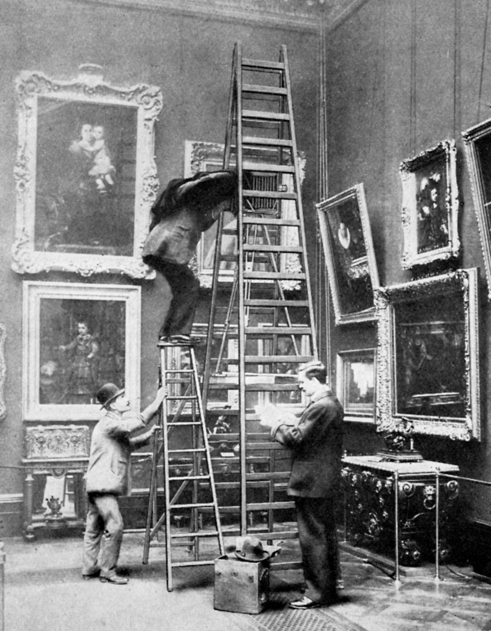 Fotografering i Wallace Collection, London, 1908-1909 af Unbekannt