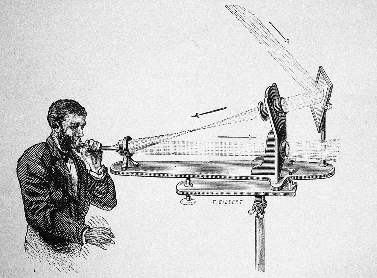 Fototelefon af Alexander Graham Bell, 1882 af Unbekannt