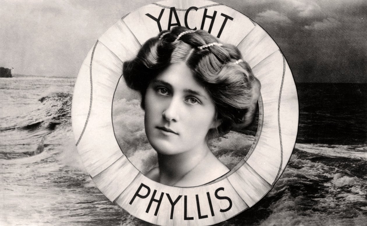Phyllis Dare 1890-1975, engelsk skuespillerinde, 1907 af Unbekannt