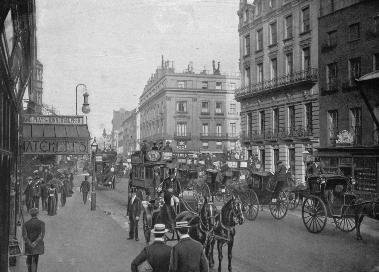 Piccadilly, London, c1900 1901 af Unbekannt