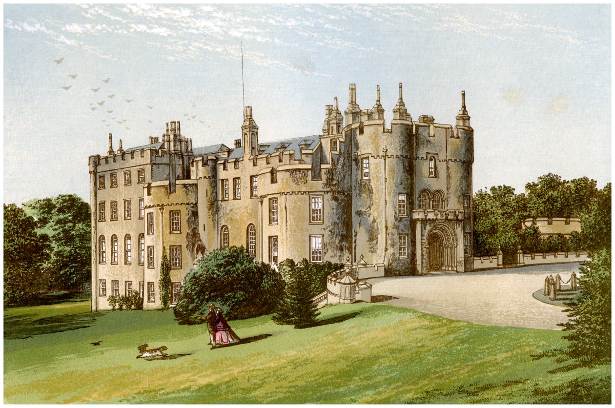 Picton Castle, Pembrokeshire, Wales, hjemsted for Phillips-familien, c1880 af Unbekannt