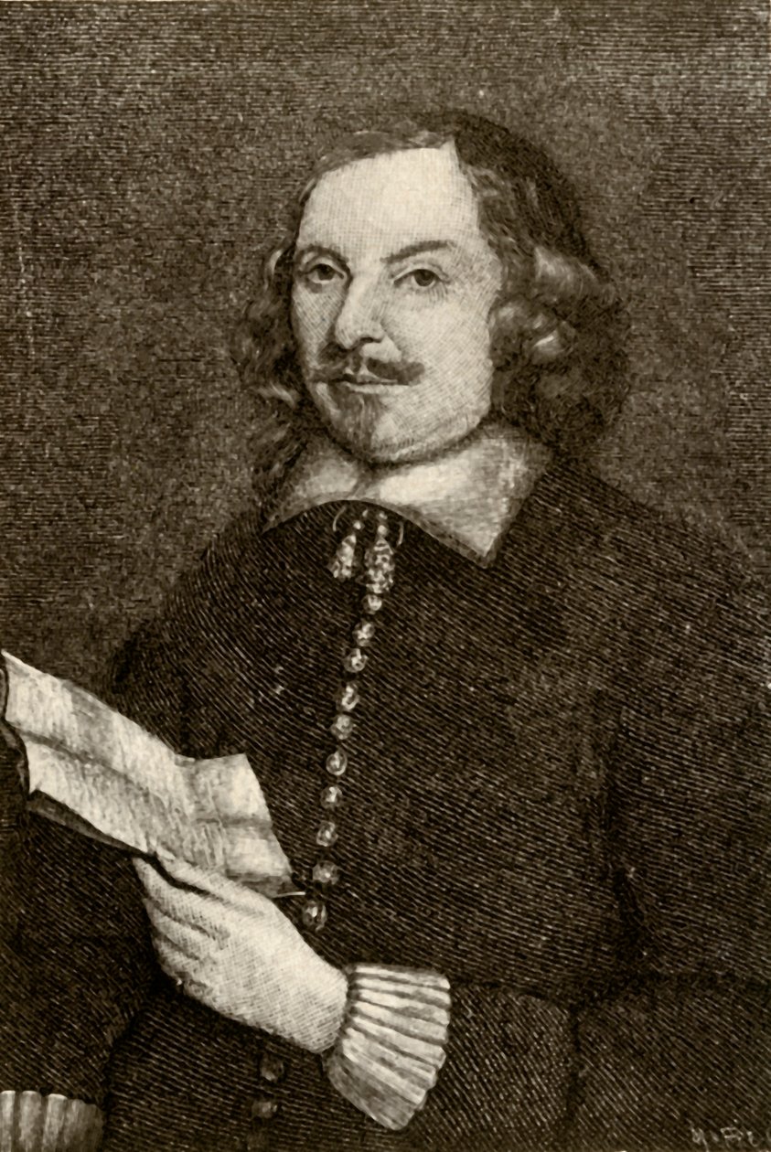 Billede af Edward Winslow, i puritansk kjole, 1644, 1937. af Unbekannt
