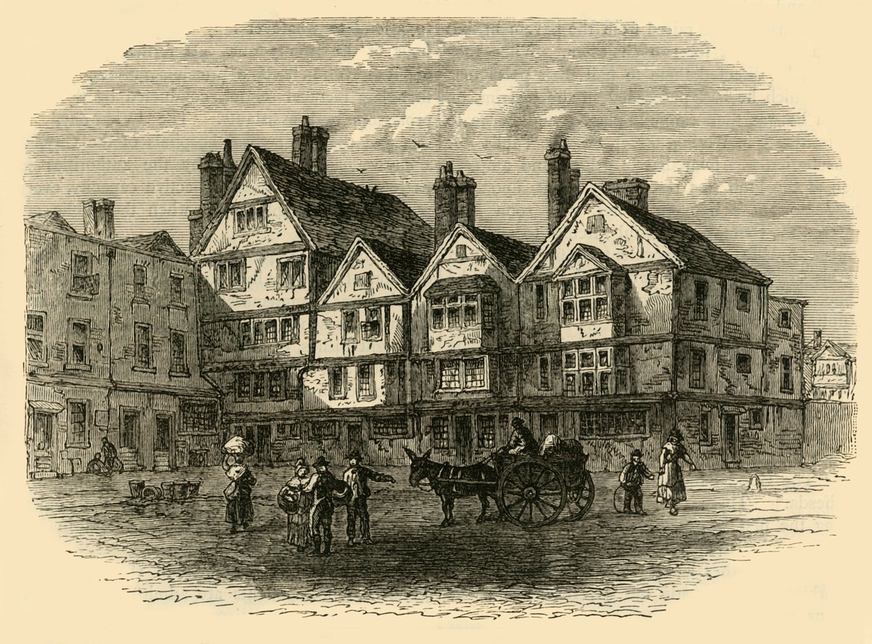 Tærtehjørne i 1789, c1872. af Unbekannt