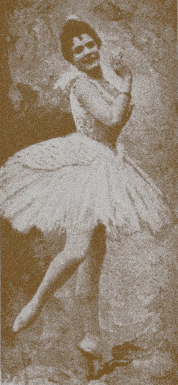 Pierina Legnani som Odette i Ballet Swan Lake af Unbekannt