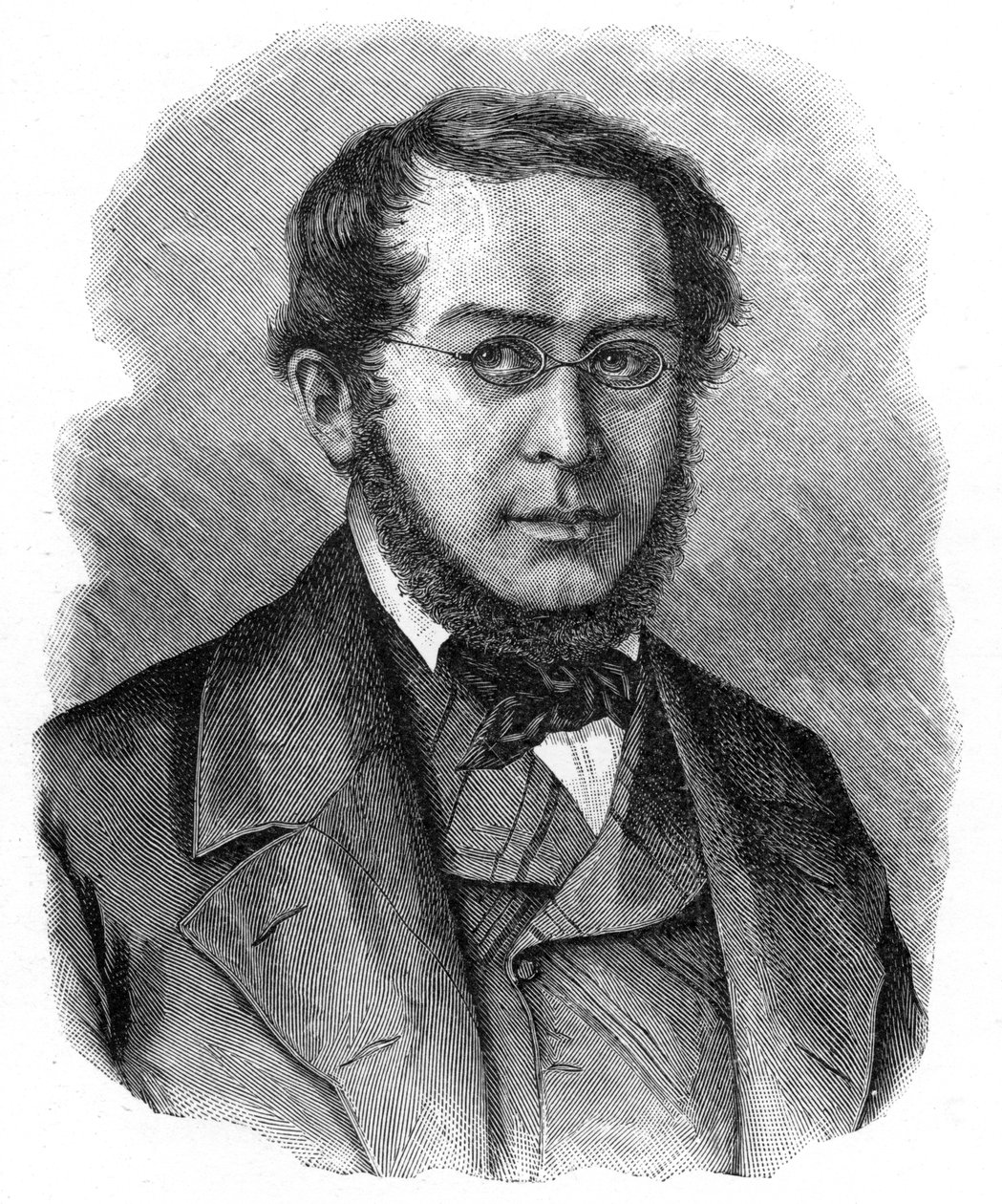 Pierre-Joseph Proudhon, fransk mutualistisk politisk filosof fra det 19. århundrede, 1903 af Unbekannt