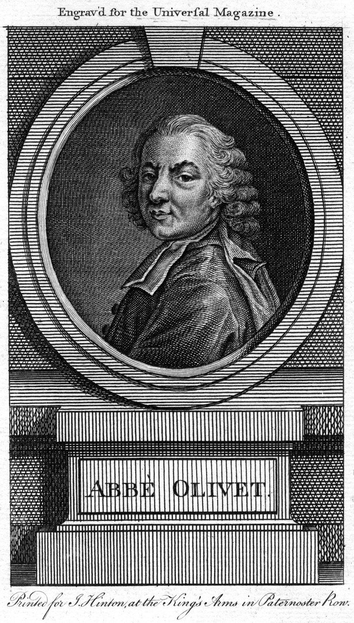 Pierre-Joseph Thoulier dOlivet, fransk præst og bogstavmand, 1700-tallet af Unbekannt