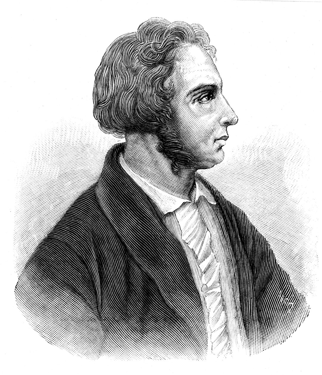 Pierre-Simon Ballanche 1776-1847, fransk social- og religiøs filosof af Unbekannt