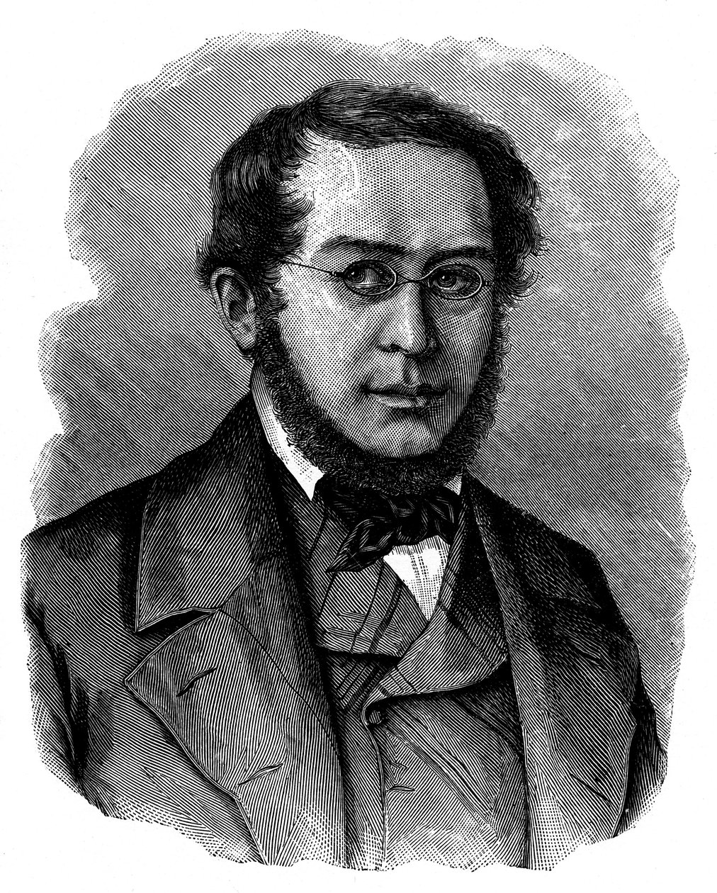 Pierre Joseph Proudhon, fransk socialist-anarkist og journalist fra det 19. århundrede af Unbekannt