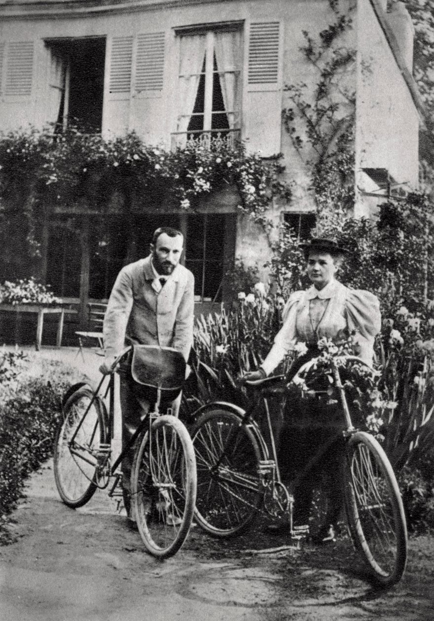 Pierre og Marie Curie, franske fysikere, 1906 af Unbekannt