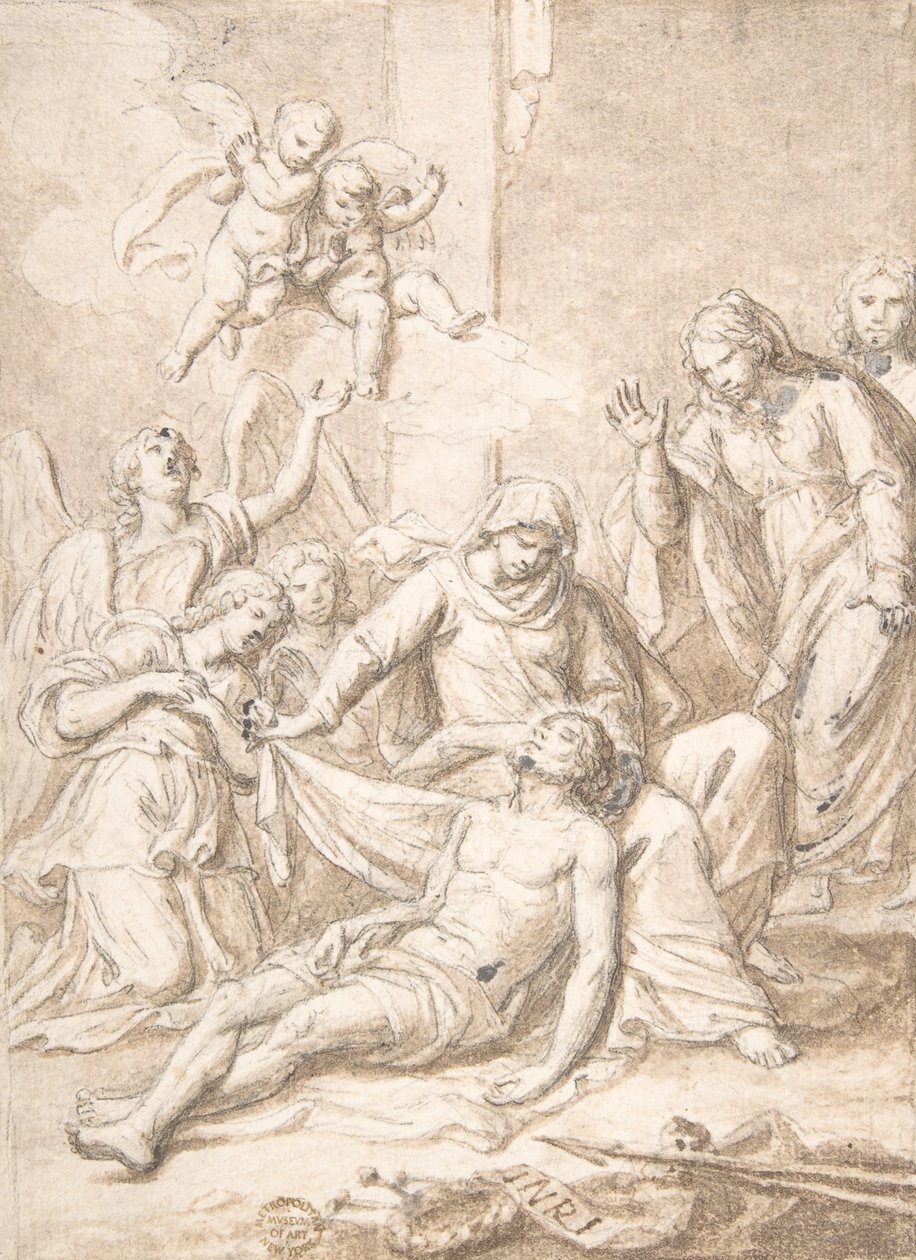 Pietà, 1600-tallet. af Unbekannt