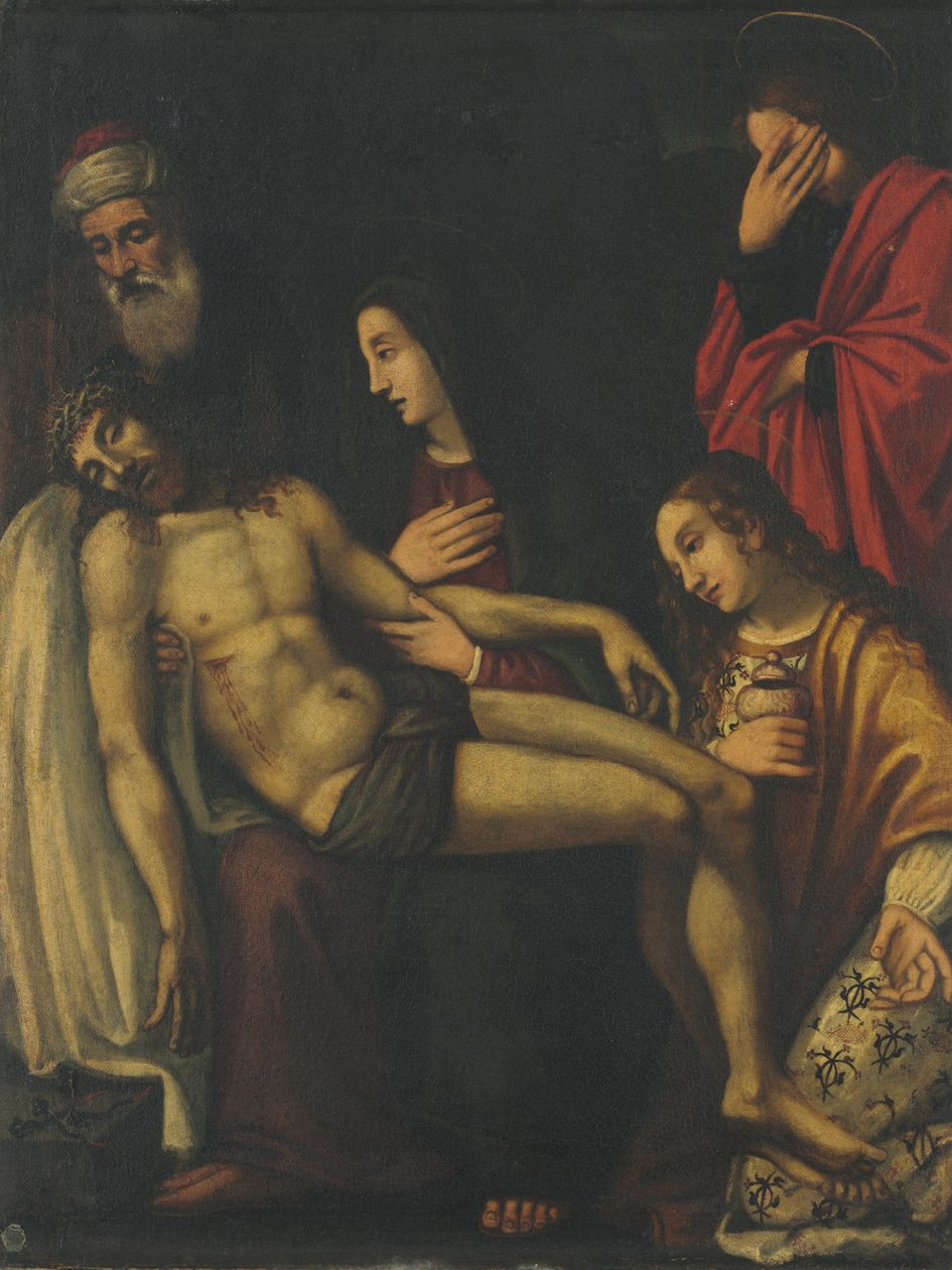 Pietà, slutningen af 1500-tallet. af Unbekannt