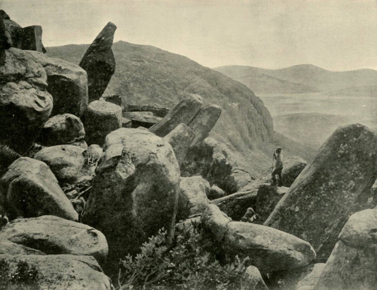 Pinnacle & Organ Pipes, Mount Wellington, 1901. af Unbekannt