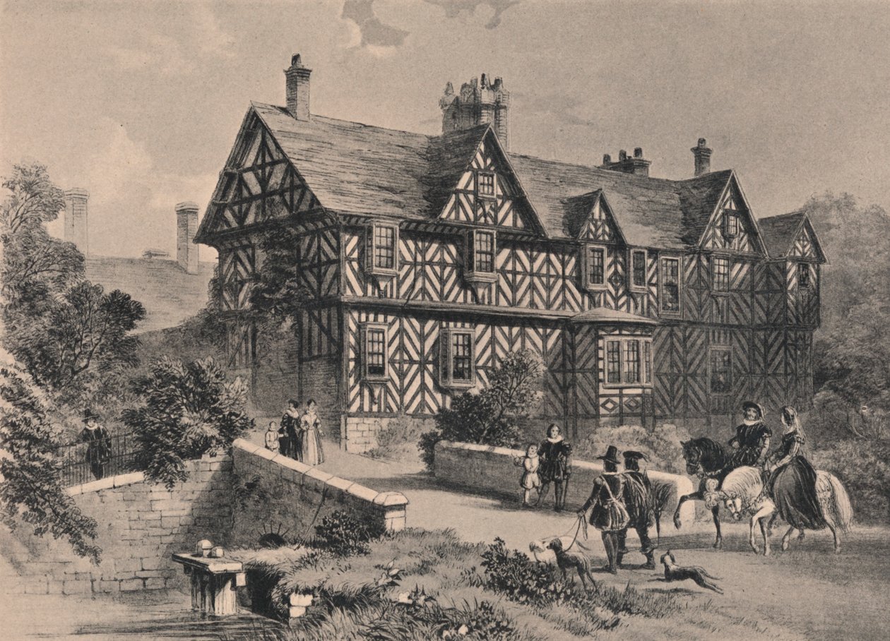 Pitchford Hall, Shropshire, 1915 af Unbekannt