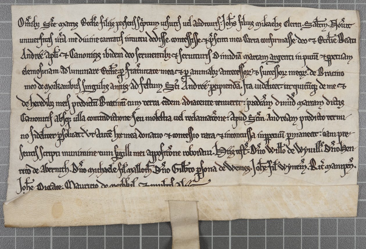 Pittance skrift: Charter, der giver almisser til kirken St Andrew the Apostle af Unbekannt