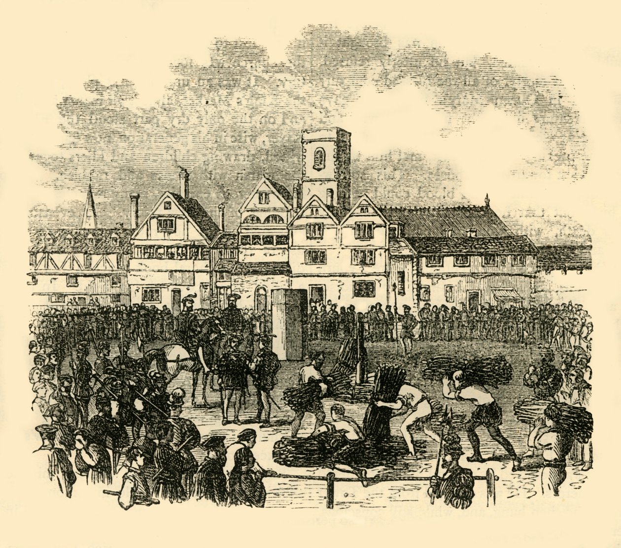 Henrettelsessted i Old Smithfield, c1872. af Unbekannt