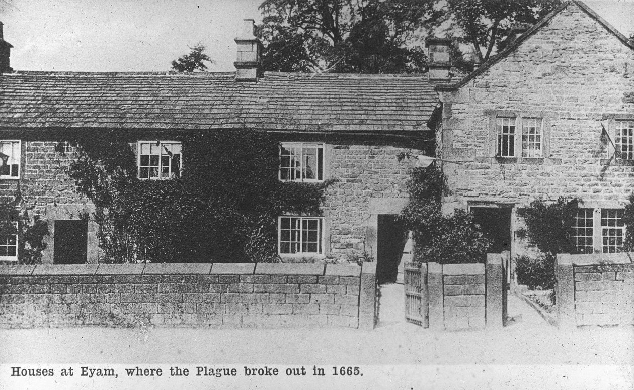 Pesthytter, Eyam, Derbyshire, 20. århundrede af Unbekannt