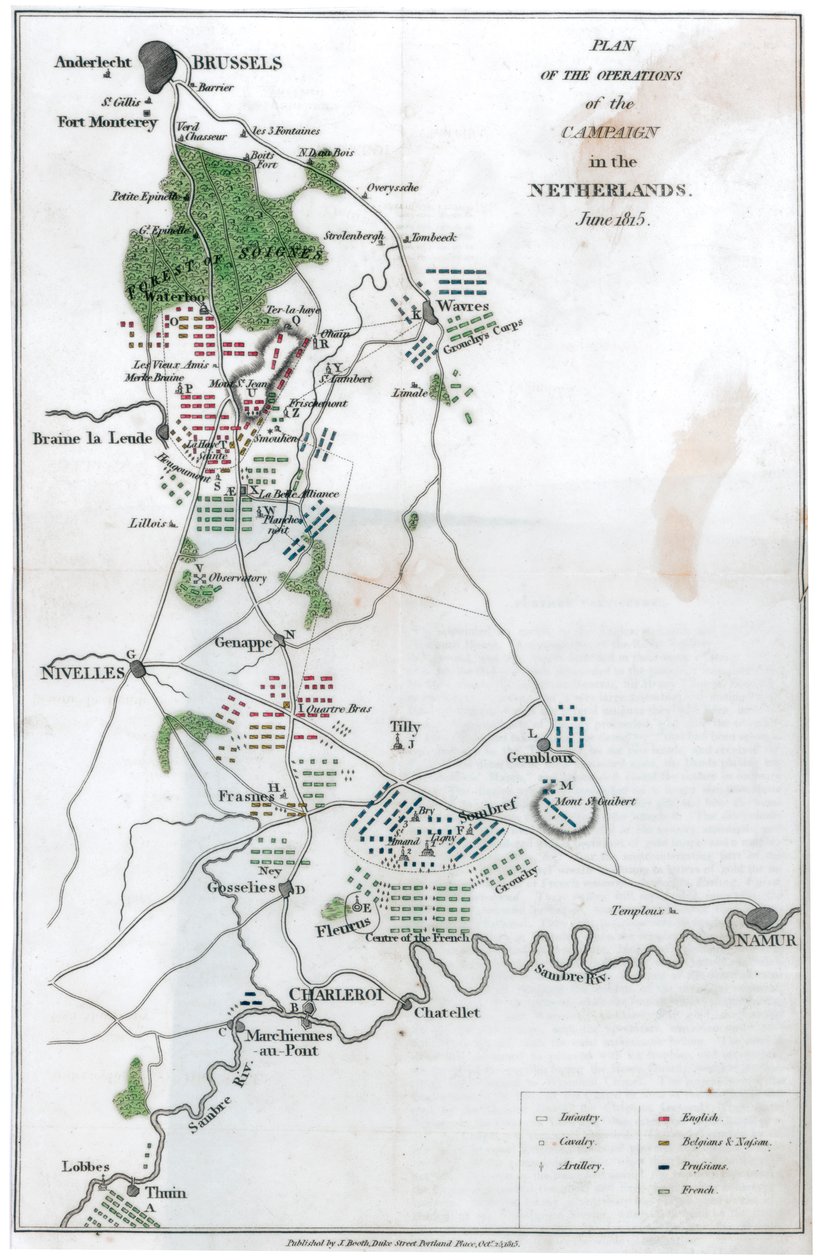 Plan for driften af felttoget i Holland, juni 1815, 1816 af Unbekannt