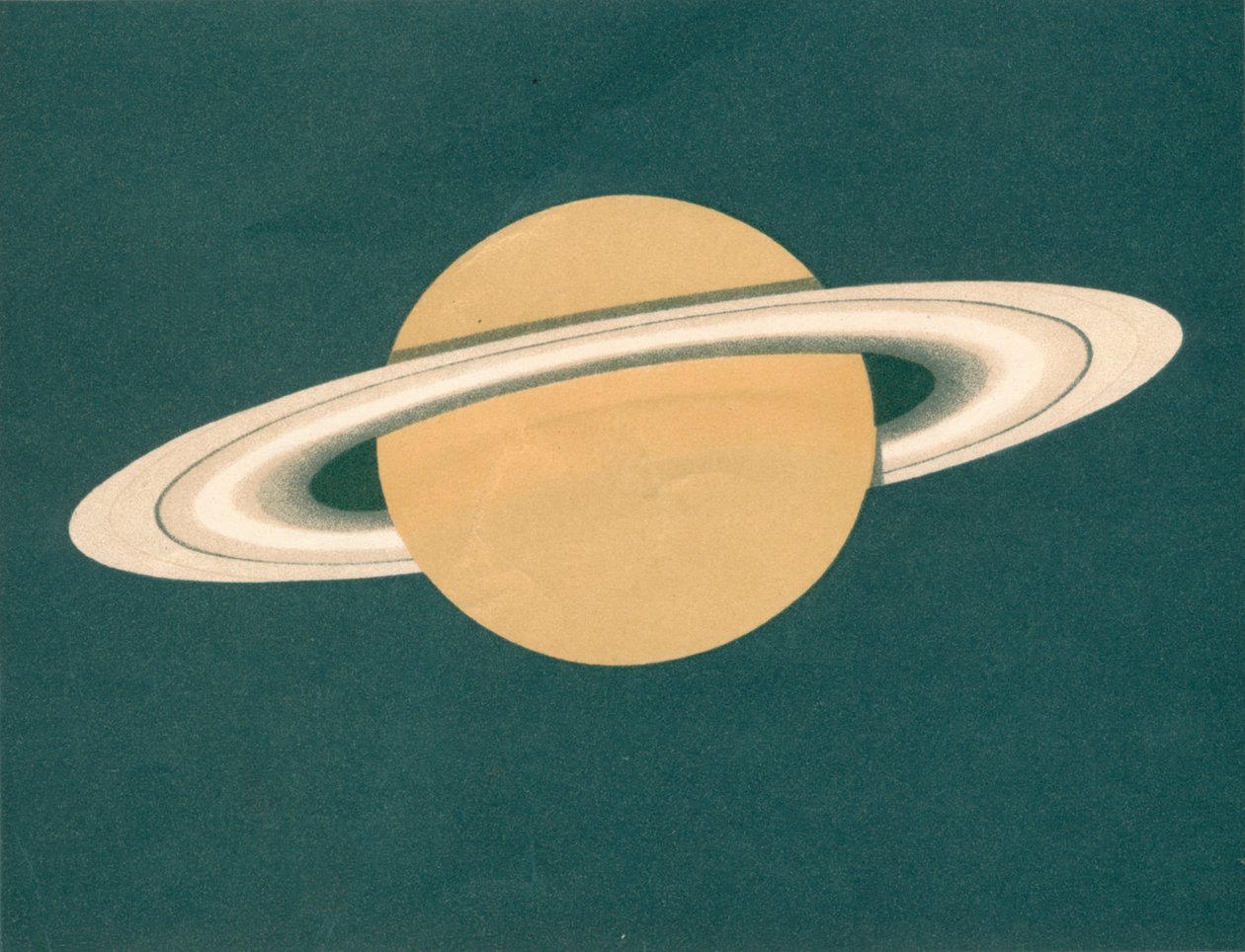 Planeter - Fig.2. Saturn, c1902 af Unbekannt