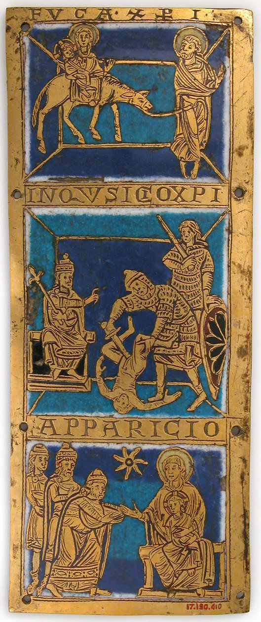 Tavle fra et bærbart alter med scener fra Jesu liv, tysk, ca. 1160-80. af Unbekannt