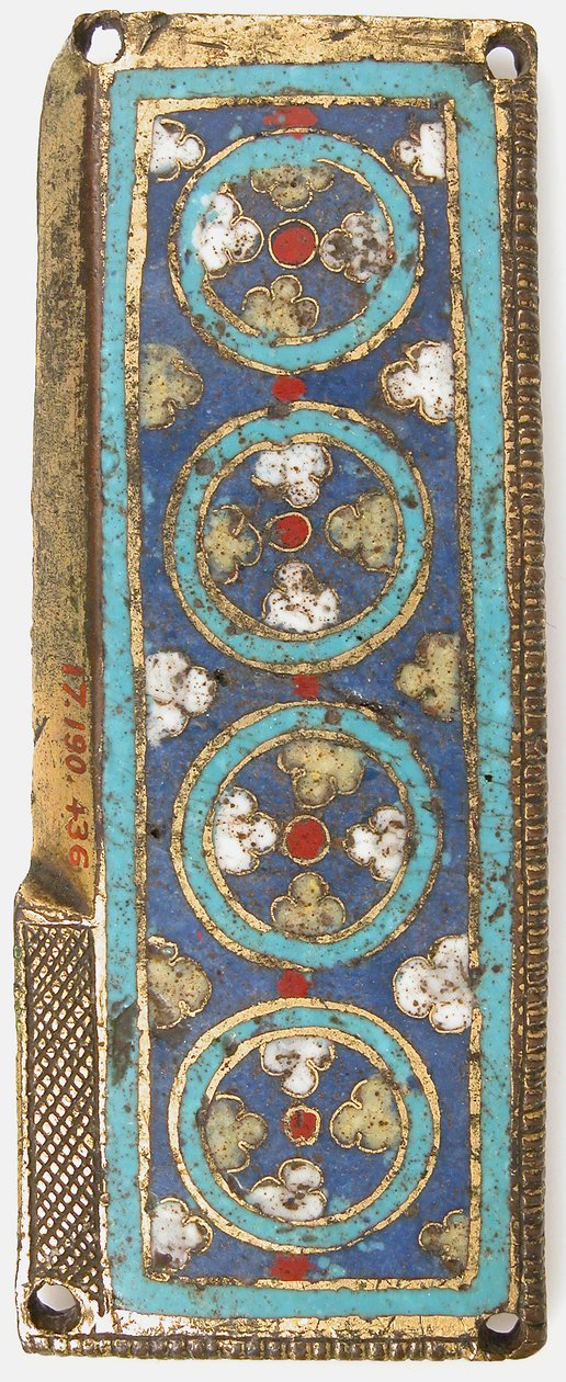 Plaque fra et relikvieskrin, tysk eller sydhollandsk, ca. 1175-1200. af Unbekannt