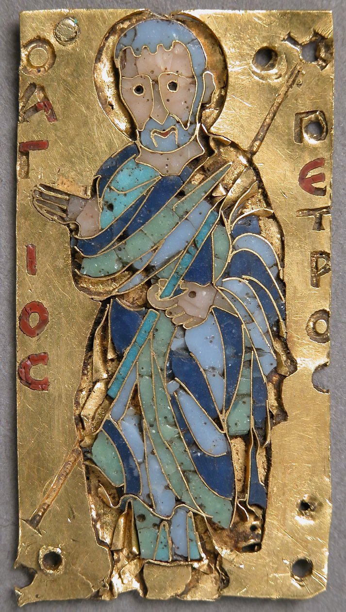Plade med Sankt Peter, byzantinsk, 11. århundrede. af Unbekannt