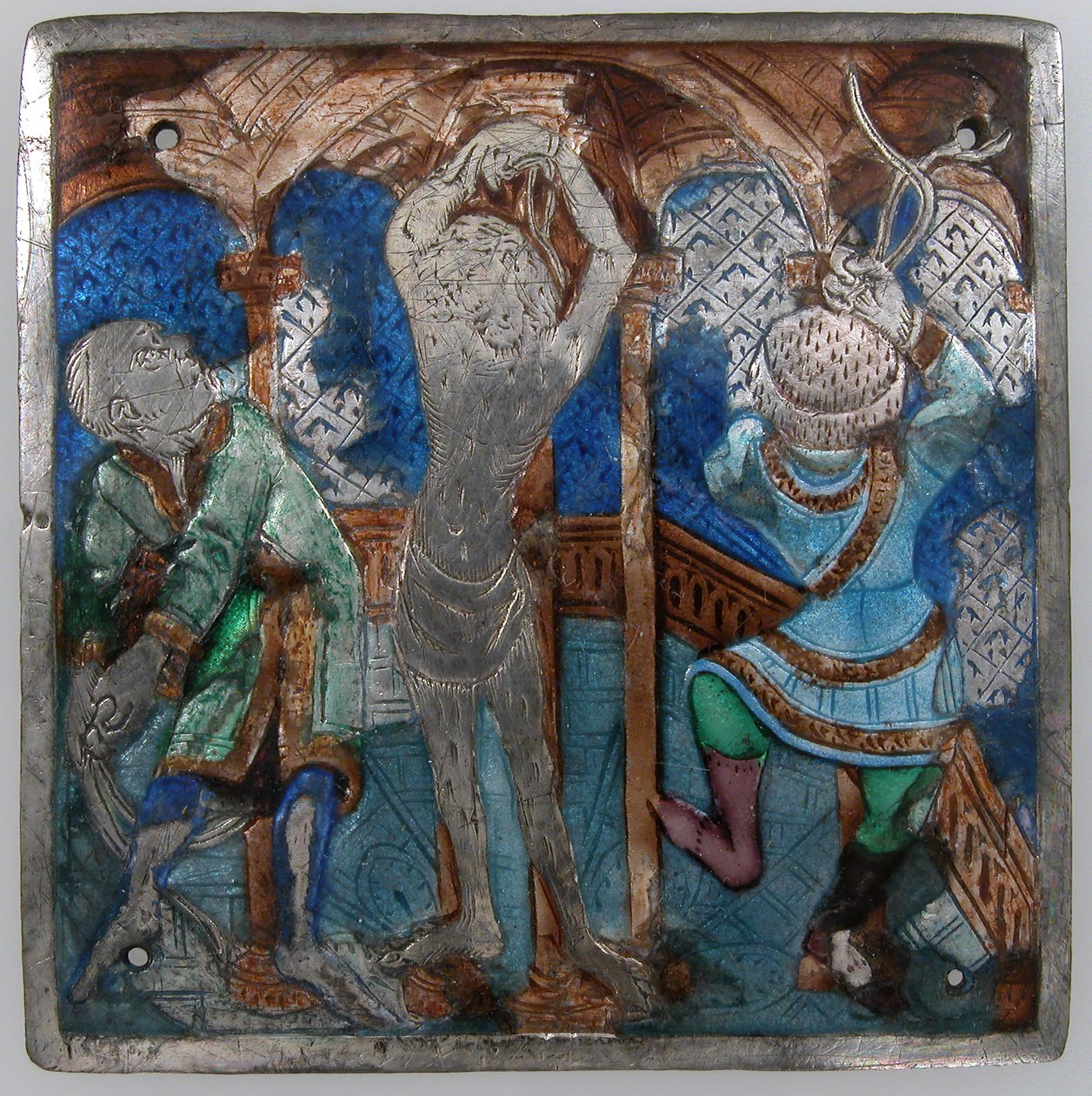 Plakett med flagelleringen, italiensk, 1300-tallet. af Unbekannt