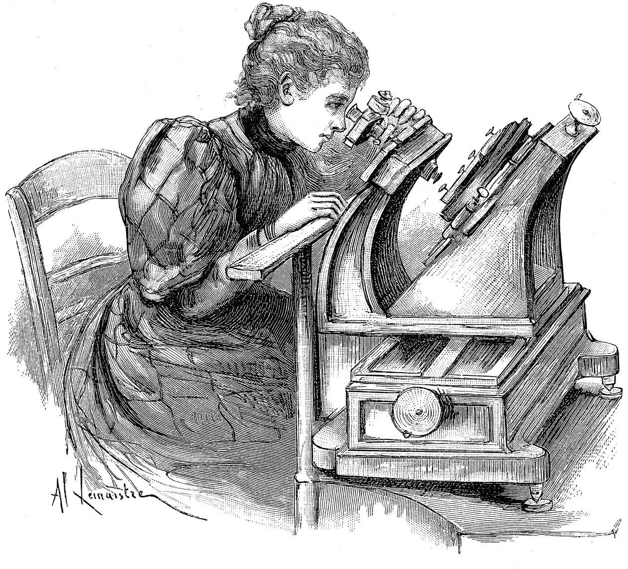 Plade målemikroskop, 1895 af Unbekannt