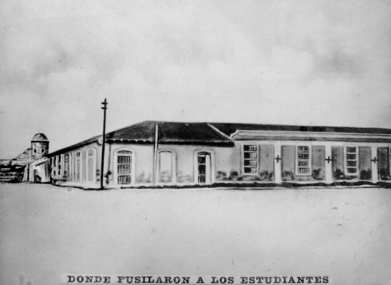 Plaza la Punta, hvor de medicinstuderende blev henrettet, 1871, 1920
