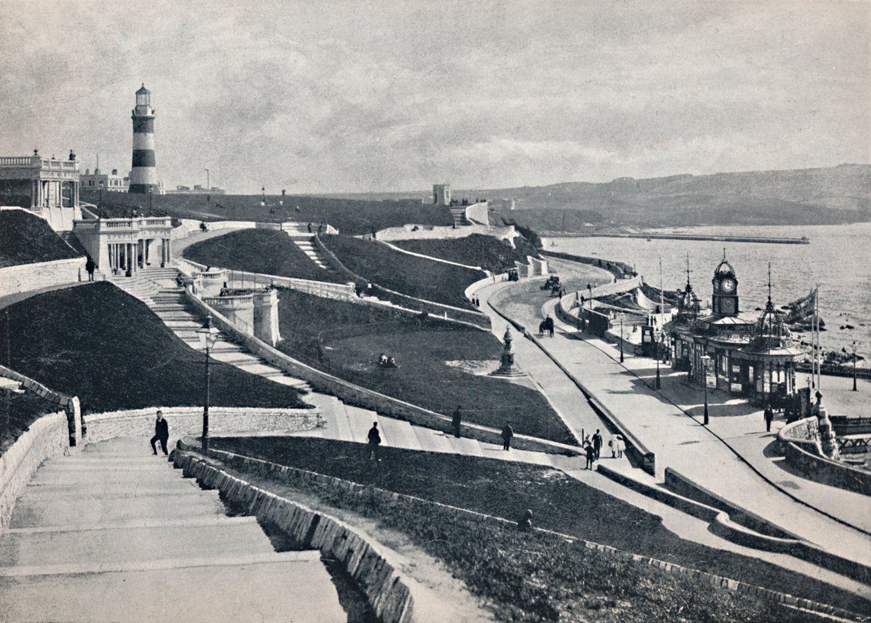 Plymouth - The Hoe, 1895 af Unbekannt