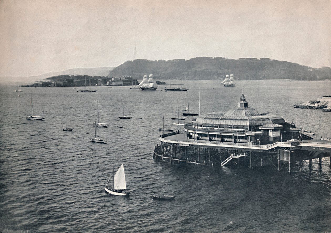 Plymouth - The Pier, 1895 af Unbekannt
