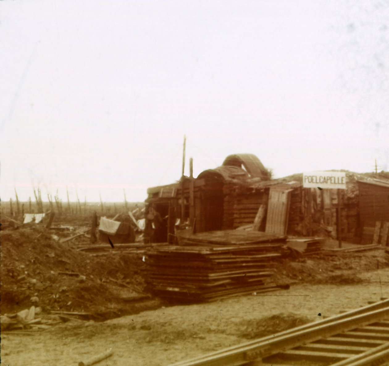 Poelcapelle, Flandern, Belgien, c1914-c1918 af Unbekannt