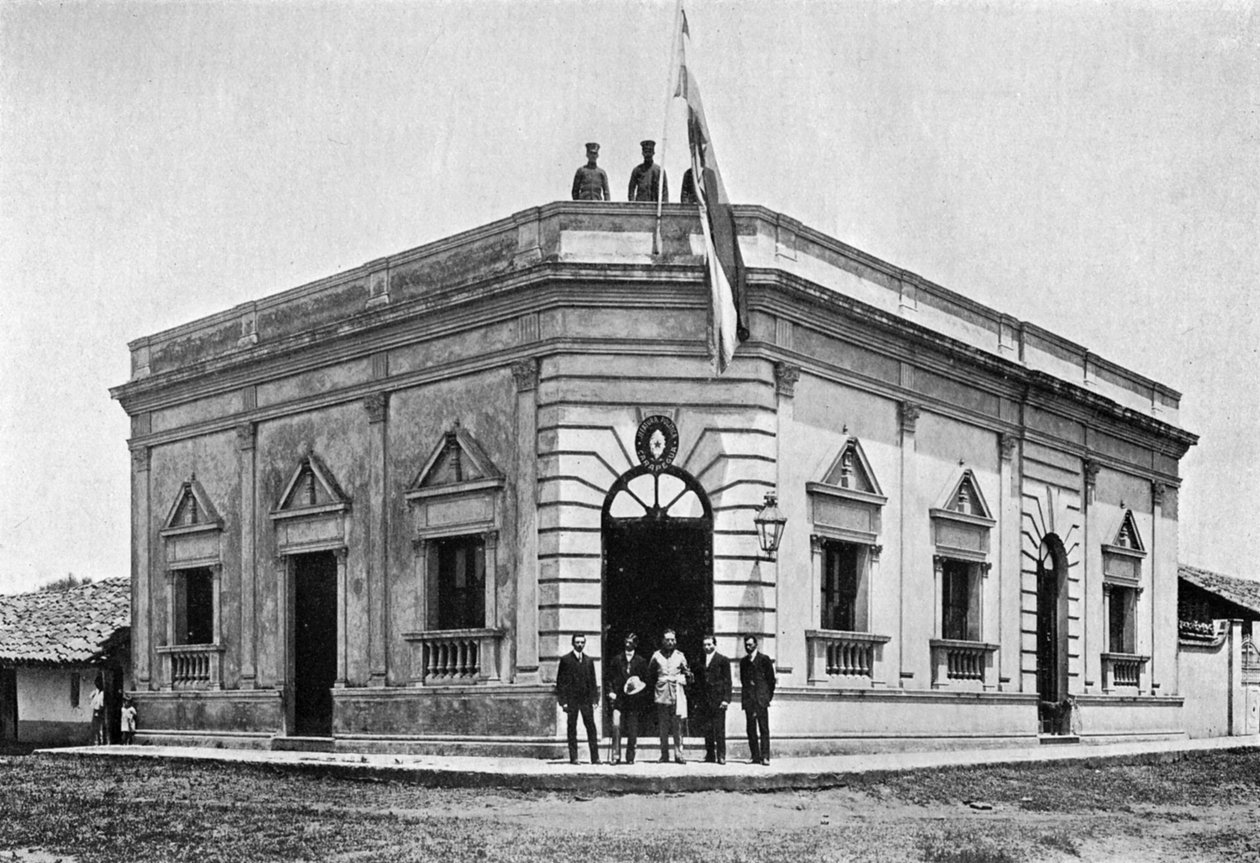 Politiets dommerkontor, Carapegua, Paraguay, 1911 af Unbekannt
