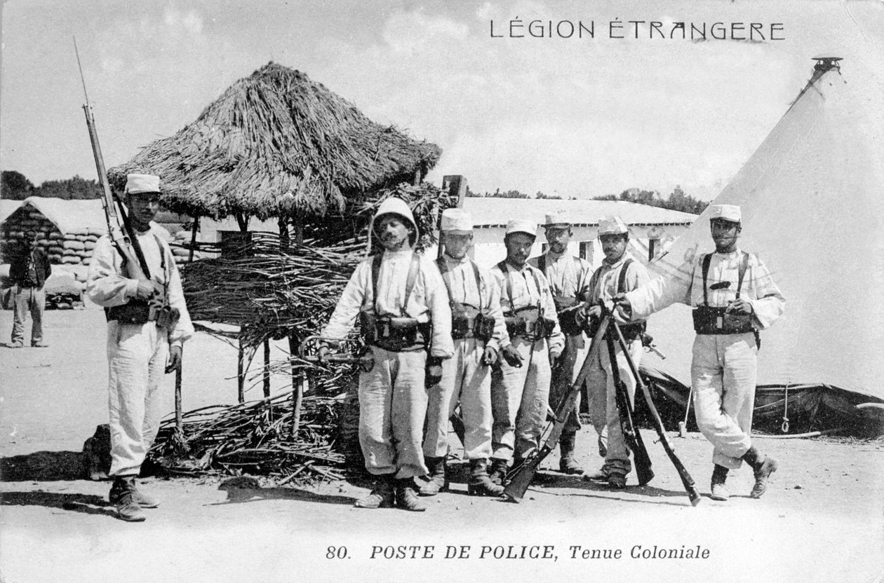 Politistation, Algeriet, 1910 af Unbekannt