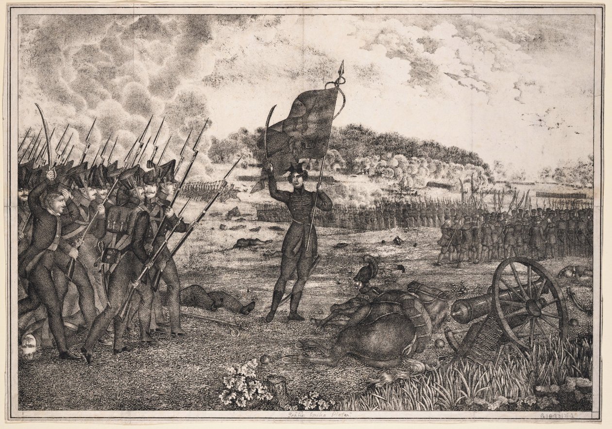 Polsk-russisk krigsscene, 1831, 1831 af Unbekannt