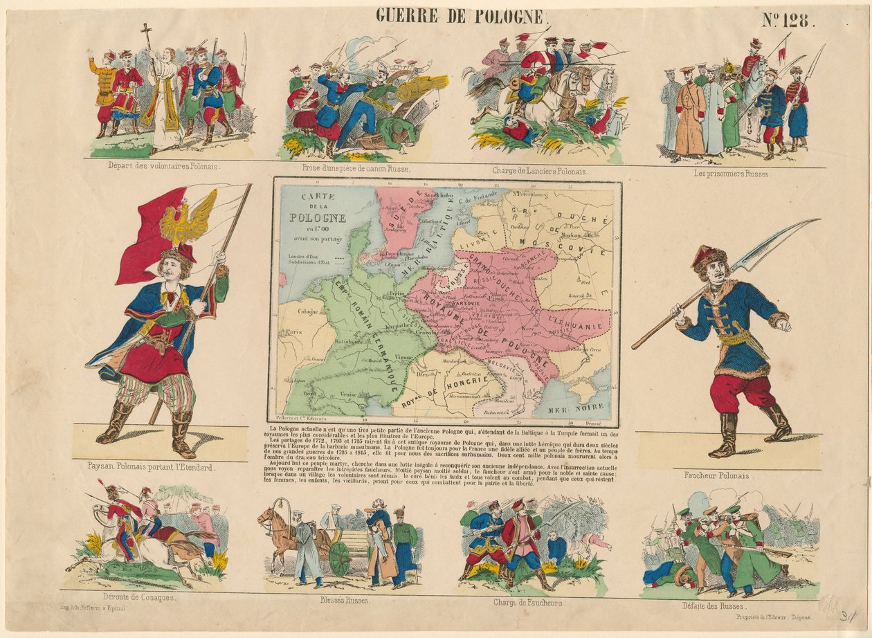 Polens krig, 1831 af Unbekannt