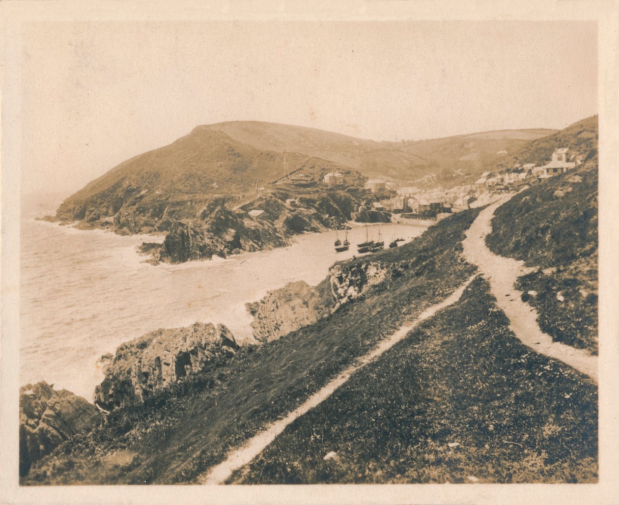 Polperro fra Lookout, 1927 af Unbekannt