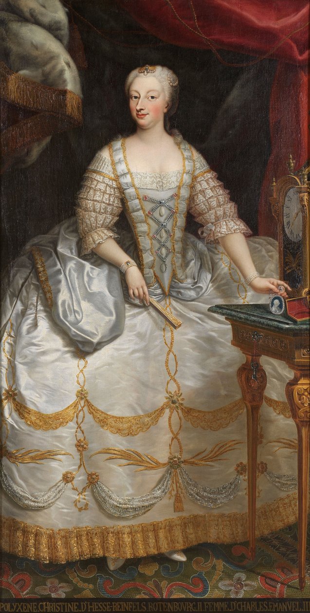 Polyxena af Hessen-Rotenburg 1706-1735, dronning af Sardinien af Unbekannt