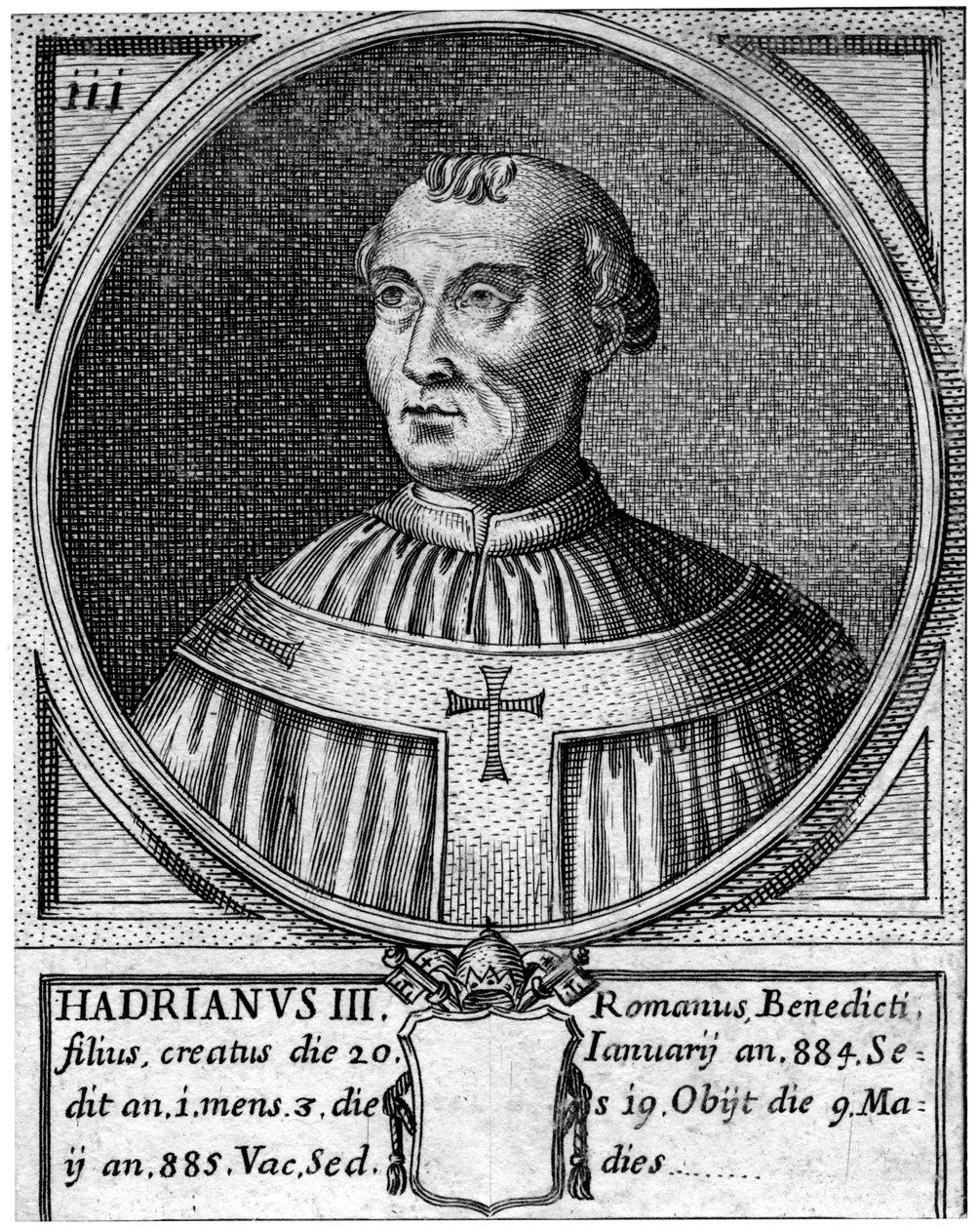 Pave Adrian III af Unbekannt