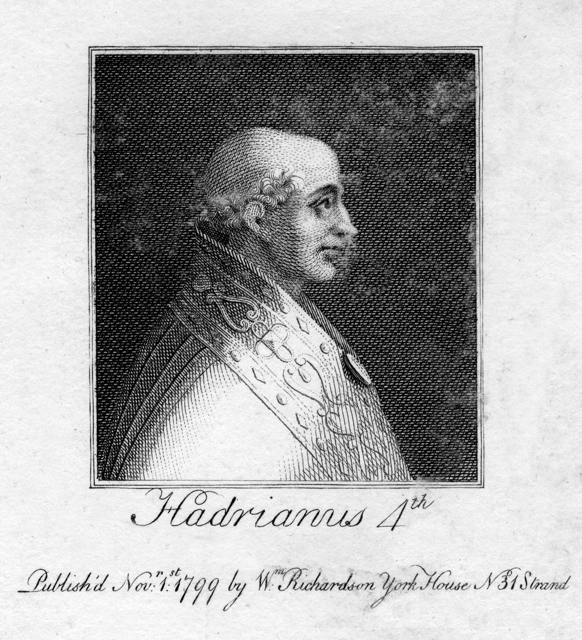 Pave Adrian IV, 1799 af Unbekannt