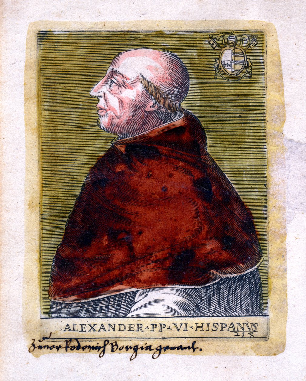 Pope Alexander VI af Unbekannt