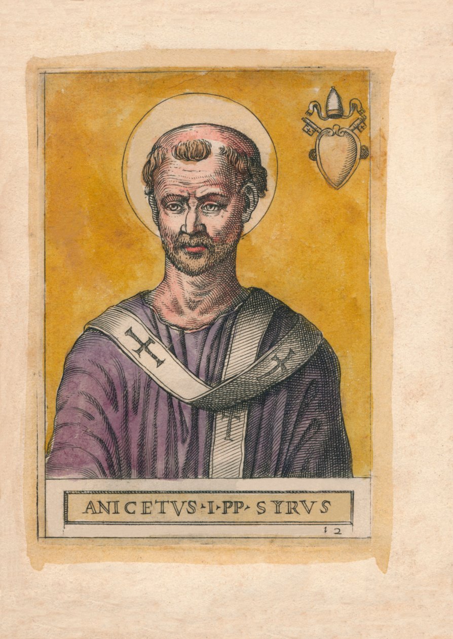 Pave Anicetus. af Unbekannt
