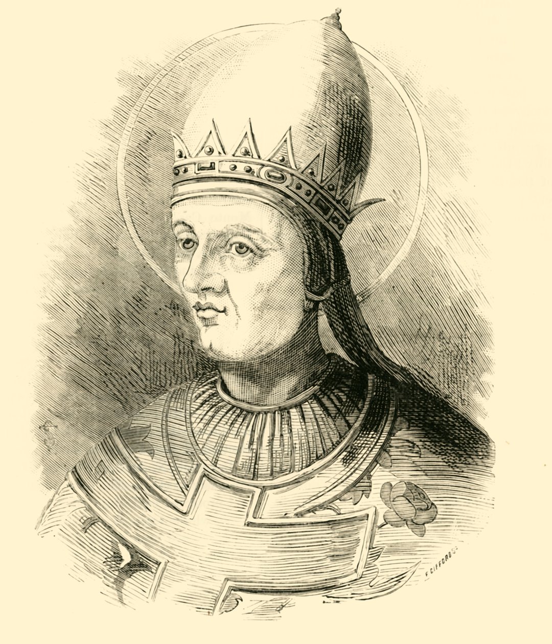 Pave Gregor VII, 1015-1085, 1890. af Unbekannt